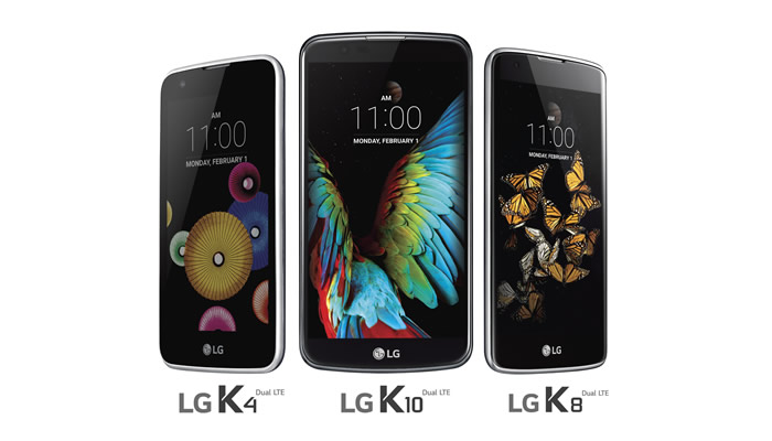 LG K Series (K4, K8, K10)