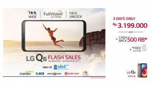 LG Q6 Flash Sales di blibli.com