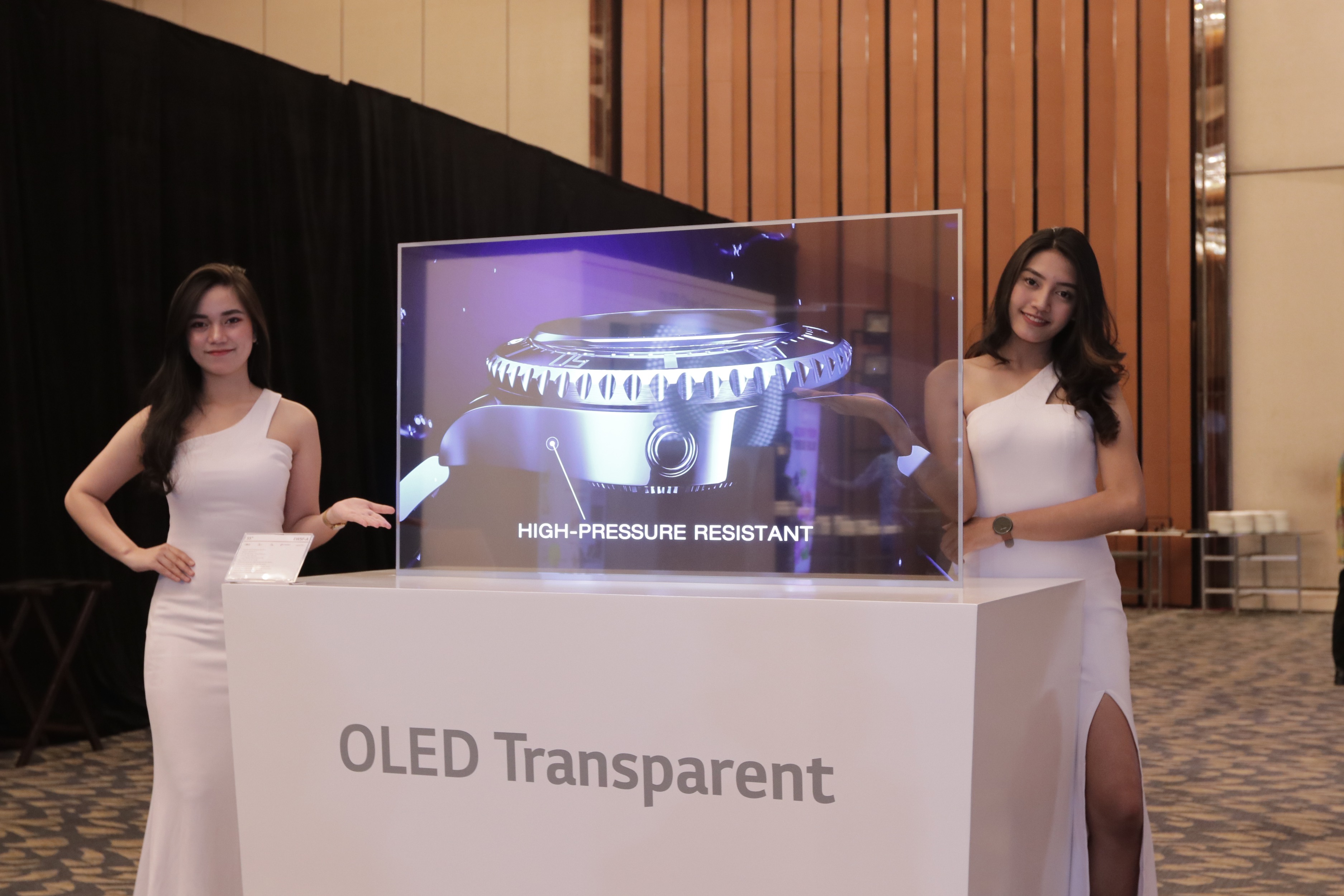 LG Transparent OLED Signage